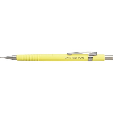 Pentel portemine pour mines de 0,5 mm, corps jaune pastel