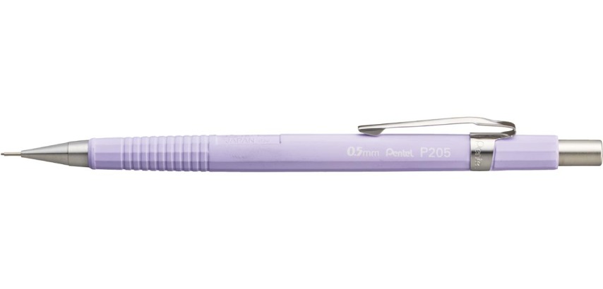 Pentel vulpotlood voor potloodstiften: 0,5 mm, pastel violet houder