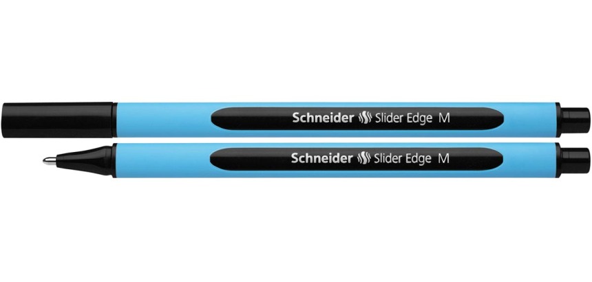 Schneider stylo bille Slider Edge, pointe moyenne, noir