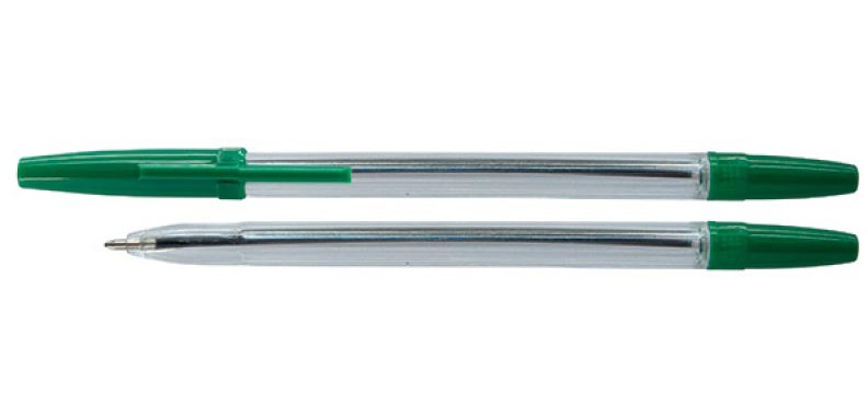OFFICE products ballpoint pen 0.7 mm, green