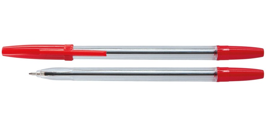 OFFICE products 0.7 mm ballpoint pen, red