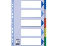 Esselte tabbladen 5 tabs