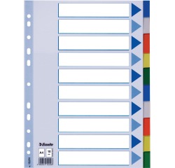 Esselte tabbladen 10 tabs