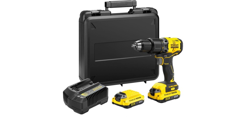 Stanley FatMax Brushless perceuse à percussion en coffret, 18 V, 2 x 2.0 AH