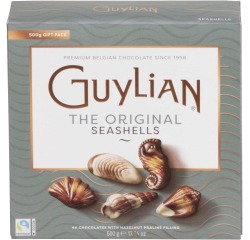 Guylian fruits de mer chocolat, boîte de 500 grammes