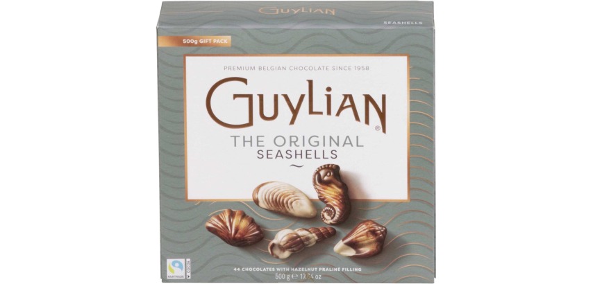 Guylian chocolate sea shells, 500 gram box