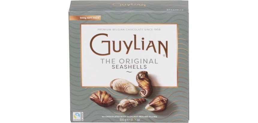 Guylian fruits de mer chocolat, boîte de 500 grammes