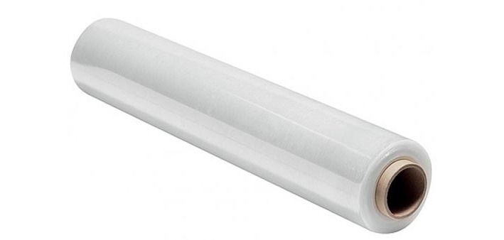 Palletfolie, ft  50 cm x 200 m, 30 mu, doos van 6 stuks, transparant