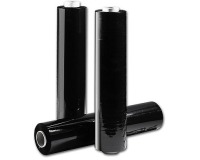 Film de palette, ft  50 cm x 300 m, 20 mu, boîte de 6 pièces, noir