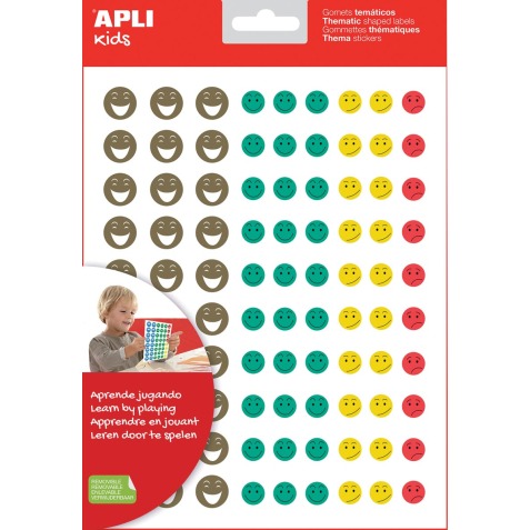 Apli Kids gommettes de récompense, blister avec 12 feuilles