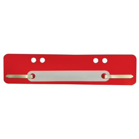 Fixe-dossiers, rouge, boîte de 100 pièces
