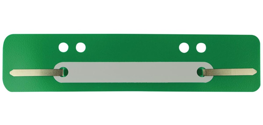 Fixe-dossiers, vert, boîte de 100 pièce