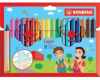 STABILO Cappi viltstift, etui van 18 stuks