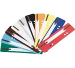 Fixe-dossiers, couleurs assorties, paquet de 100 pièces