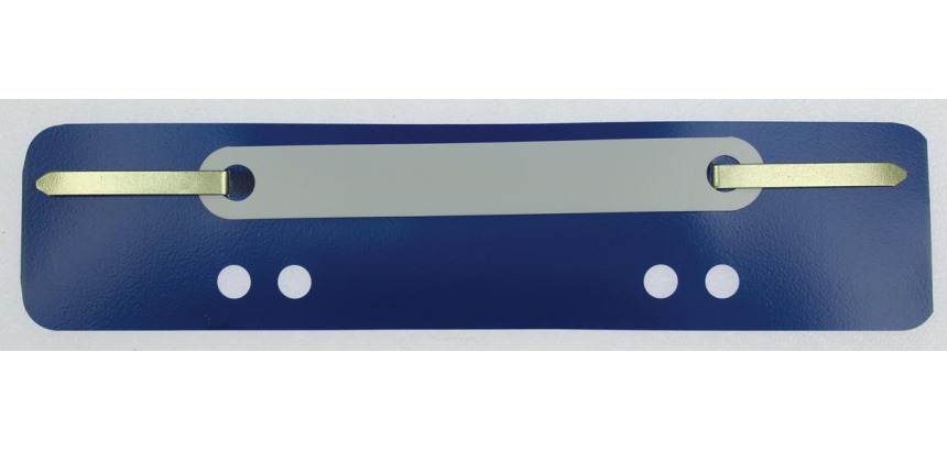 Fixe-dossiers, bleu, paquet de 25 pièces