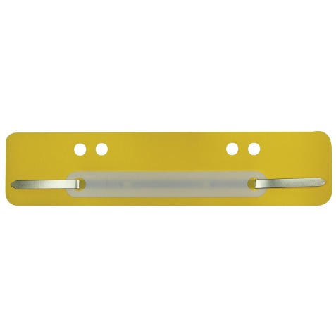 Fixe-dossiers, jaune, paquet de 25 pièces