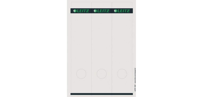 Rugetiket voor ordner, 61 x 285 mm