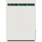 Leitz étiquettes de dos, voor serie 1080, ft 6,1 x 28,5 cm, paquet de 75 pièces, blanc