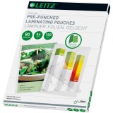 Leitz iLAM lamineerhoes ft A4, 160 micron (2 x 80 micron), geperforeerd, pak van 100 stuks