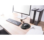 Trust BigFoot muismat met gel polssteun, zwart