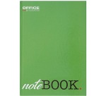 OFFICE products notebook with hardcover, A5, 96 sheets, with margin, squared 5mm