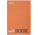 OFFICE products notebook with hardcover, A5, 96 sheets, with margin, squared 5mm