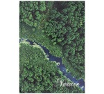 OFFICE products schrift, Nature, met harde kaft, A5, 96 blad, met kantlijn, geruit 5mm
