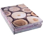 OFFICE products Heft, Nature, mit Hardcover, A5, 96 Blatt, mit Rand, liniert