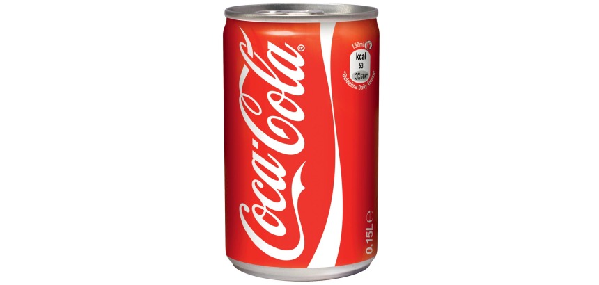 Frisdrank Coca Cola Regular blikje 0.15l