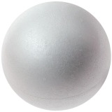 Bouhon Boules en polystyrène diamètre: 50 mm, sachet de 10 pièces