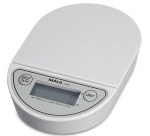 MAUL postweegschaal Oval 2 kg ( /1gr) incl. batterij wit