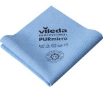 Vileda Purmicro Active microfiber cloth, pack of 5 pieces, blue