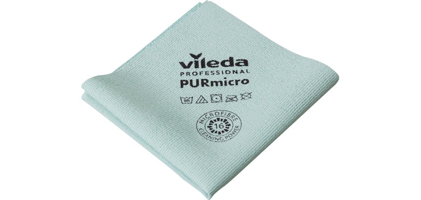 Vileda chiffon en microfibres Purmicro Active, paquet de 5 pièces, vert