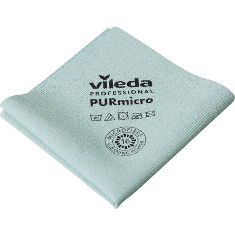 Vileda chiffon en microfibres Purmicro Active, paquet de 5 pièces, vert