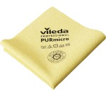 Vileda Purmicro Active microfiber cloth, pack of 5 pieces, yellow
