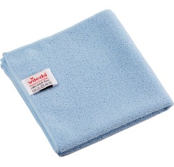 Vileda Professional r-MicroTuff Base chiffon en microfibre, paquet de 5 pièces, bleu
