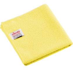 Vileda Professional r-MicroTuff Base chiffon en microfibre, paquet de 5 pièces, jaune