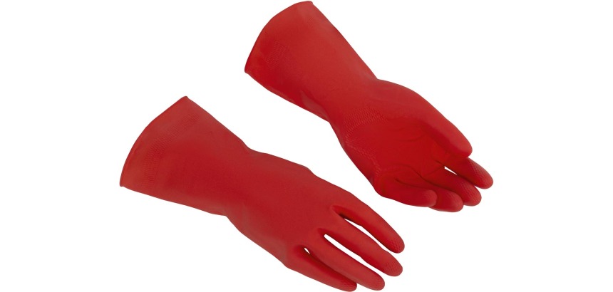 Vileda gants Multi Purpose, latex, large, rouge