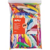 Apli plumes, sachet de 500 pièces en couleurs assorties