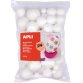 Apli boule en polystyrène, diamètres differents, sachet de 100 pièces