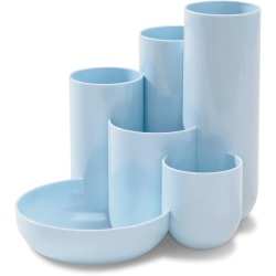 Han plumier avec 6 compartiments Campus, bleu pastel