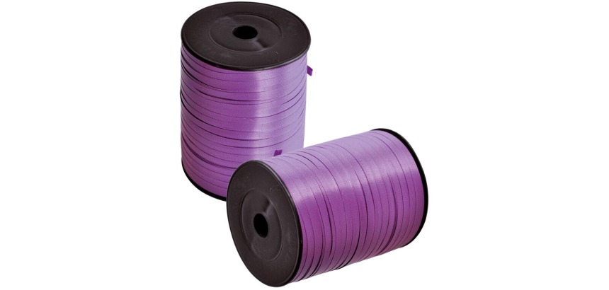 Ruban cadeau, 5 mm x 500 m, violet
