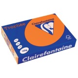 Clairefontaine Trophée Intens, papier couleur, A4, 120 g, 250 feuilles, orange vif