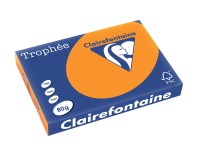 Clairefontaine Trophée Intens, gekleurd papier, A3, 80 g, 500 vel, feloranje