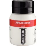 Amsterdam acrylverf, flesje van 500 ml, titaanwit