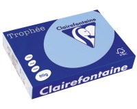 Clairefontaine Trophée papier couleur, A4, 80 g, 500 feuilles, bleu alizé