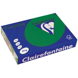 Clairefontaine Trophée Intens, gekleurd papier, A4, 80 g, 500 vel, dennegroen