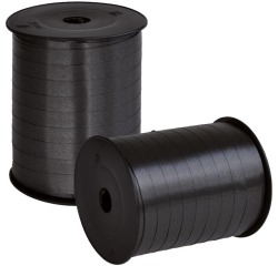 Inpaklint, 10 mm x 250 m, zwart
