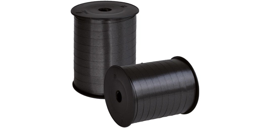 Ruban cadeau, 10 mm x 250 m, noir