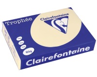 Clairefontaine Trophée papier couleur, A4, 80 g, 500 feuilles, chamois
